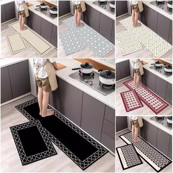 2 шт./комплект коврик для кухни коврик для ванной комнаты напольный коврик моющийся домашний входной коврик для спальни ковер для гостиной Decora Alfombras De Cocina 2pcs