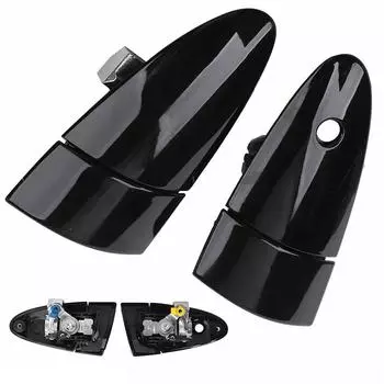 2 шт./комплект наружных дверных ручек 72181-SZT-003 ABS черные для Honda 2011-2015 CRZ CR-Z левые и правые наружные дверные ручки CHINA