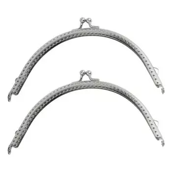 2 шт./комплект прочный и долговечный замок-застежка с поцелуем для металлической рамы кошелька изысканные узоры легко