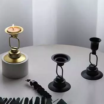2 шт./комплект прочный подсвечник во французском стиле изысканный настольный подсвечник домашний декор Style 1