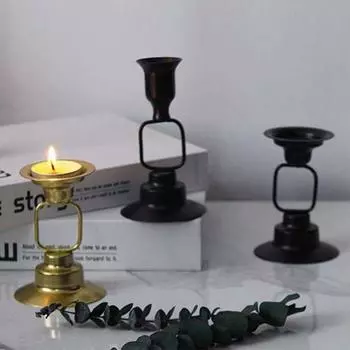 2 шт./комплект прочный подсвечник во французском стиле изысканный настольный подсвечник домашний декор Style 1