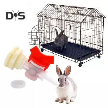 2 шт. комплект разъемов для ведра для полива кролика, фитинг для переборки, шаровой клапан, сетка, шайба, соединитель для питьевой системы, разъем для шланга с внутренним диаметром 5/16 дюйма 2pcs