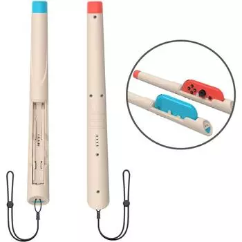 2 шт./комплект ручка для барабанных палочек для переключателя контроллера запасные игровые барабанные палочки точный ритм ответ 27.3*3*2cm синий/красный