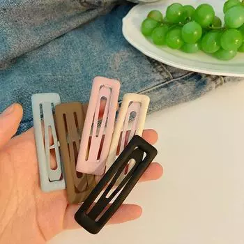 2 шт./комплект сплошные матовые заколки для волос BB для девочек женские заколки для волос металлические заколки для волос шпильки парикмахерские аксессуары для укладки