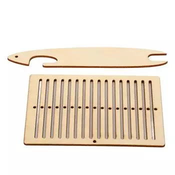 2 шт. комплект ткацкого станка деревянный ткацкий станок ткацкий челнок инструменты для ткачества сумки для браслета