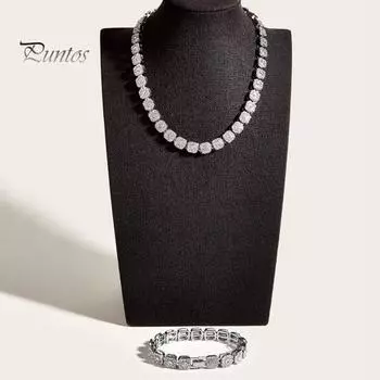 2 шт./комплект унисекс ожерелье серьги комплект для официального банкета и выпускного вечера хип-хоп стиль стразы свадьба невеста звезда знаменитость комплект ювелирных изделий золотистый