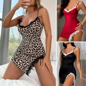 2 шт./комплект, женская летняя ночная рубашка, трусики, комплект с открытой спиной, V-образным вырезом, без рукавов, ночная рубашка, кружевная отделка, разрез, низ, ночная рубашка, трусы, спальня, свадебное платье, комплект M