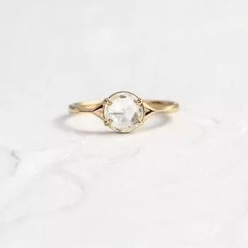 2 шт./комплект, женское модное кольцо из золота 18 карат с бриллиантовым листом, женское обручальное кольцо, подарок на годовщину, рождественский подарок 6