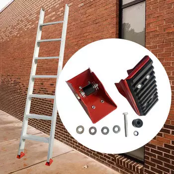 2 шт. комплекты противоскользящей обуви для удлинения лестницы, запасная часть, резиновая основа для тяжелых условий эксплуатации