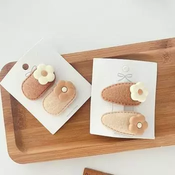 2 шт., корейский стиль, милые цветочные детские заколки для волос, кавайные аксессуары для волос для девочек, детские заколки для волос, мини-фотографии новорожденных