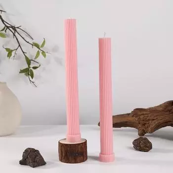 2 шт./коробка, цветные свечи Morandi на длинном шесте с основанием для домашнего праздника и украшения церкви, аварийного освещения во время отключений электроэнергии