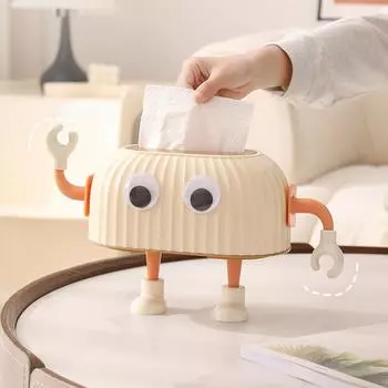 2 шт. коробка для салфеток набор для самостоятельного украшения мультфильм ноги и боксер рука настенные крючки мусорное ведро самоклеящаяся коробка для салфеток