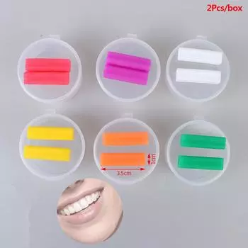 2 шт./коробка жевательные палочки для выравнивания зубов ортодонтические стоматологические палочки белый