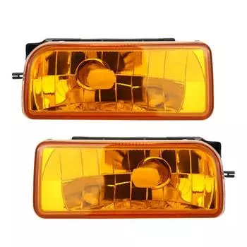 2 шт. Корпус противотуманной фары переднего бампера, автомобильные аксессуары, подходит для BMW E36 318i 318ti 323i 328i 1992-1998, крышка противотуманных фар для автомобиля чёрный