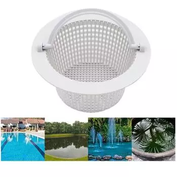 2 шт. корзина для скиммера для бассейна, удобная износостойкая противозасоряющаяся корзина для фильтра с мелкими отверстиями, корзина для фильтра скиммера, аксессуары для бассейна 2pcs