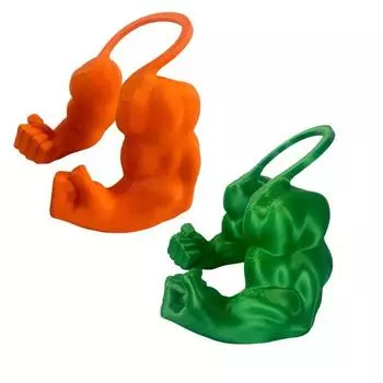 2 шт. Кошачья мышца руки 3D-печать Смешная кошачья шея рука с мышцами Костюм для косплея супергероя Смешной реквизит для фотосессии питомца Принадлежности для вечеринки по случаю дня рождения J