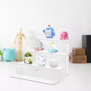 2 шт. косметические витрины, прозрачная стабильная широкая платформа, большая несущая стойка