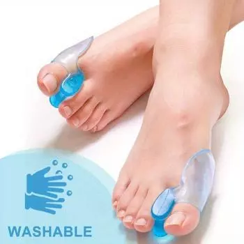 2 шт. Кости Bigfoot «День и ночь» для разделения пальцев ног, разделители пальцев ног, корректор вальгусной деформации стопы, для мужчин и женщин