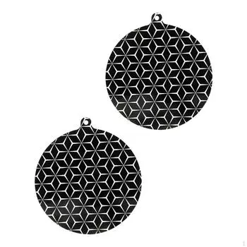 2 шт., коврик для индукционной варочной панели, коврики для выпечки, защита от царапин, многофункциональный силиконовый коврик 22CM