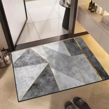 2 шт. коврик для пола в ванную комнату из диатомовой грязи, впитывающий воду, устойчивый к грязи, нескользящий коврик для ног для унитаза 40*60cm