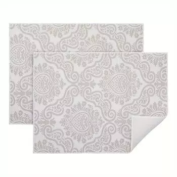 2 шт. коврик для сушки посуды с тиснением в виде персикового сердца, коврик для сушки кухонной посуды, впитывающий и быстросохнущий коврик для столовых приборов 2pcs