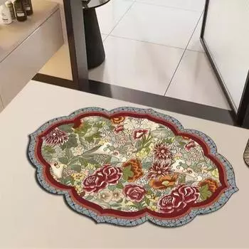 2 шт., коврик для ванной комнаты, поглощающий грязь, диатомовый, грязеотталкивающий, коврик для двери туалета, нескользящий, коврик для педали 40*60cm