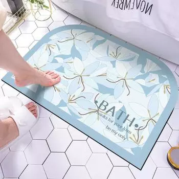2 шт. Коврик для ванной комнаты, впитывающий коврик, туалетный диатомовый грязевой нескользящий коврик для ног, коврик для туалетной двери, ковер 30*40cm