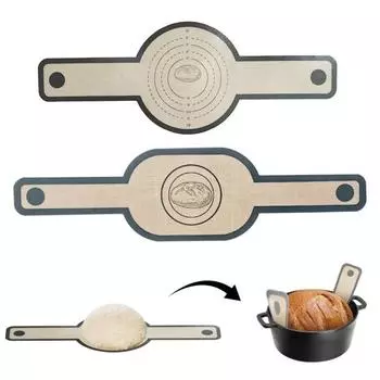 2 шт. коврик для выпечки теста, термостойкий антипригарный силиконовый коврик для хлеба, многоразовый коврик для хлеба для домашней кухни 2pcs