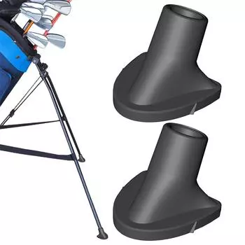 2 шт. коврики для ножек сумок для гольфа универсальные сменные силиконовые подставки для сумок для гольфа сменные подставки для ножек аксессуары для сумок для гольфа