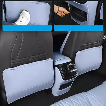 2 шт. коврики для спинки сиденья, защита от царапин, защита заднего сиденья для Byd Seal, синий цвет