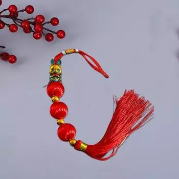 2 шт. красивые подвесные фонарики ручной работы с мультяшным кроликом, китайский Новый год, маленькие для ТВ-фона, стены