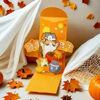 2 шт. Красные конверты в китайском стиле с изображением змеиного года, сумка для благословения, декоративная, HongBao, Новый год Style C