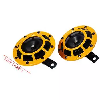 2 шт. красный черный Hella супер громкий компактный электрический звуковой сигнал комплект 12 В красный