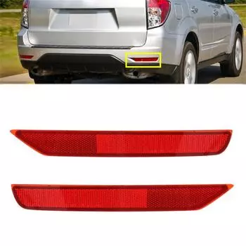 2 шт. Красный отражатель заднего бампера Левый и Правый для Subaru Forester 2009-2018
