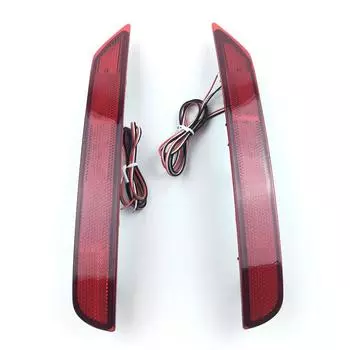 2 шт. Красный светодиодный задний бампер, стоп-сигнал, противотуманный фонарь для Subaru Forester 2008-2016 2009 2010 2011 2012 2013 2014 2015 2017 2018