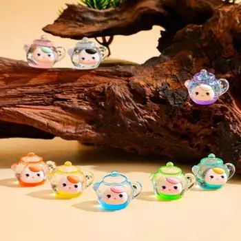 2 шт. креативная кукла-чайник светящаяся мини-фигурка микро-ландшафтное украшение милые миниатюры украшения для дома аксессуары подарки