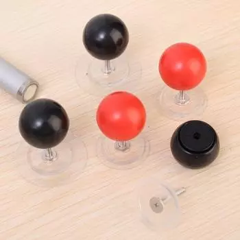 2 шт. креативная ручка для двери цвета допамина в форме шара, самоклеящаяся кнопка для бачка унитаза, прочные практичные инструменты, ручки для ящиков