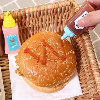 2 шт., креативная винтовая крышка для хранения прозрачных полезных мини-портативных заправок для салата, диспенсер для томатного соуса, банка, бытовые принадлежности