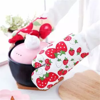 2 шт. креативные кухонные перчатки для духовки нескользящие кухонные рукавицы для духовки термостойкие перчатки для приготовления пищи выпечки барбекю прихватка