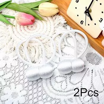 2 шт. Креативные подхваты для штор, пряжка для штор, современный магнитный зажим для наушников, бесплатный монтаж, аксессуары для декора комнаты, шторы