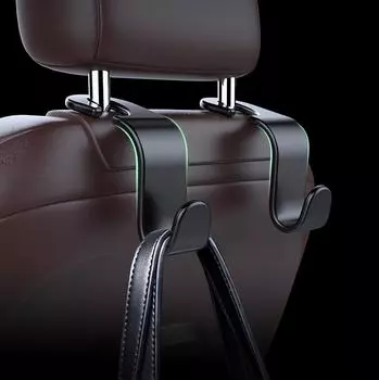 2 шт. Креативный автомобильный крючок, вешалка для сиденья, крючки для аксессуаров за сиденьем, органайзер, крючок, сумки, одежда, всякая всячина, зажим для салона автомобиля CHINA