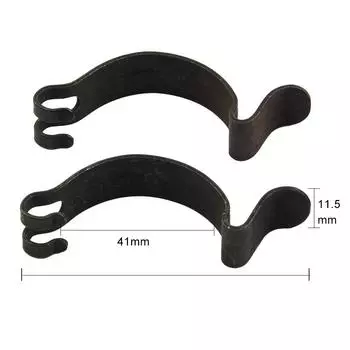 2 шт. крепежные зажимы для корпуса воздушного фильтра автомобиля для Toyota Air Filter Cleaner, пряжка, крышка коробки, пружинный зажим CHINA