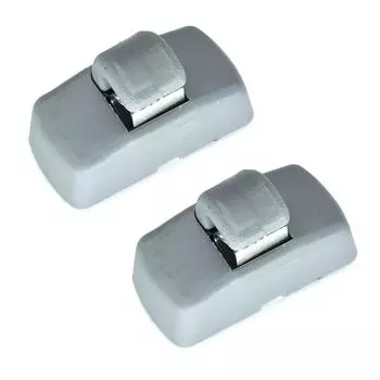 2 шт. Крепление солнцезащитного козырька для VW Amarok Beetle Bora Transporter T4 T5 T6 для Passat B5 Saveiro Sharan Golf 4 Touran EOS Caddy серый