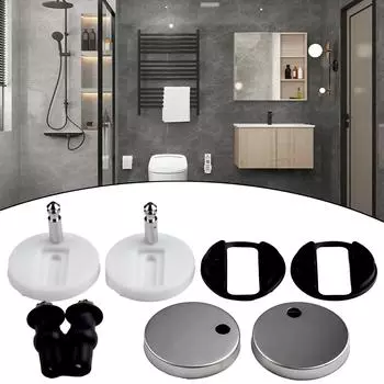 2 шт. крепления для сиденья унитаза для большинства стандартных сидений унитаза с верхней фиксацией шарнира для быстрой установки комплекта для унитаза