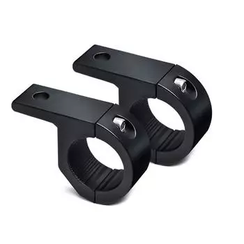 2 шт., крепления для светового стержня 0,85-1,29 дюйма, монтажный кронштейн, зажимные комплекты для мотоцикла, скутера, внедорожного квадроцикла чёрный