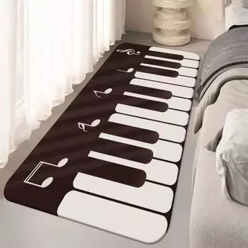2 шт. кристально-бархатный ковер для спальни, гостиной, нескользящий, устойчивый к грязи, мягкий ковер для пола у кровати 40*120cm