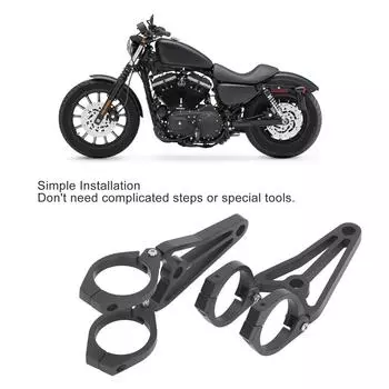 2 шт., кронштейн для фар мотоцикла, от 33 до 41 мм, вилка, крепление на голову, сменный держатель лампы для Suzuki