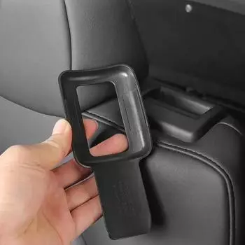 2 шт. кронштейн для крепления ремня безопасности автомобиля для Tesla Model Y 2021-2024, автомобильный крючок, кронштейн для хранения багажника, двойной крючок, аксессуары для салона автомобиля