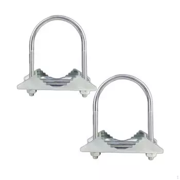 2 шт. кронштейн зажима антенной мачты U-образные болты труба монтажный узел держатель столба для