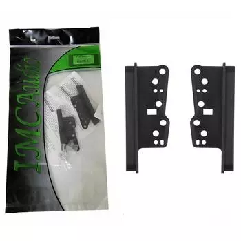 2 шт. кронштейны для радиоприемника, двухдиновая стереосистема, панель, DVD, крепление для приборной панели, боковая отделка, комплект для Toyota Scion Subaru чёрный